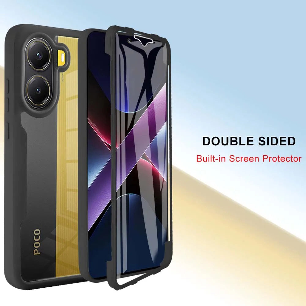 Maska za Xiaomi Poco X7 Pro, Techsuit, ColorVerse 360, Ljubičasta