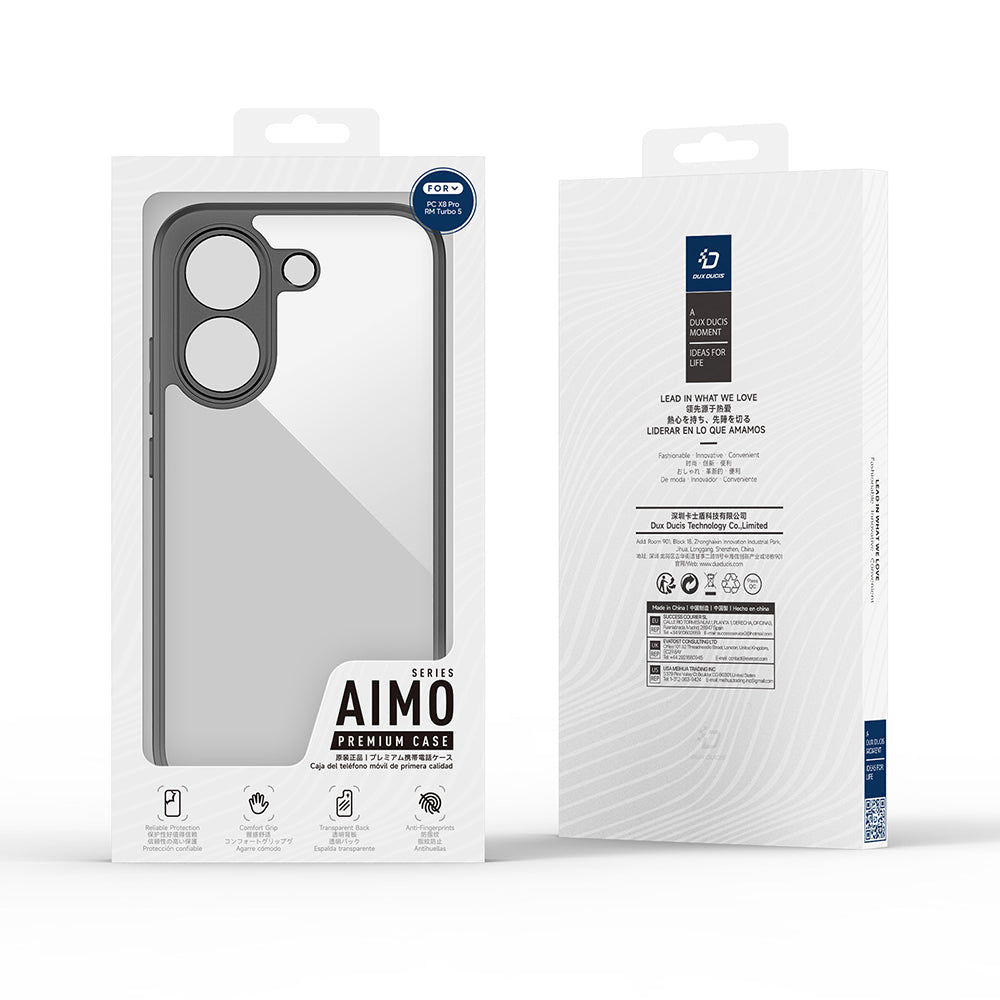 Maska za Xiaomi Poco X8 Pro, DUX DUCIS, Aimo, Crna
