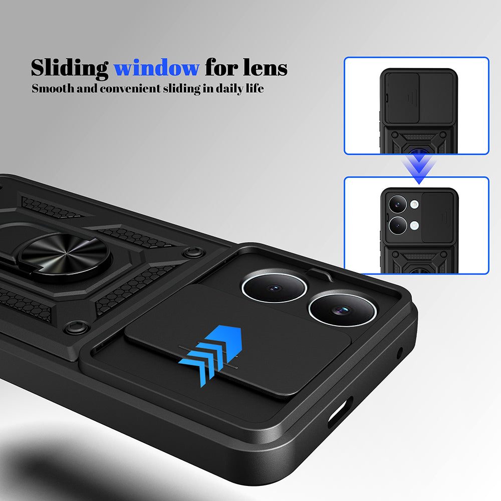 Maska za Xiaomi Poco X8 Pro Max, Techsuit, CamShield, Zlatna
