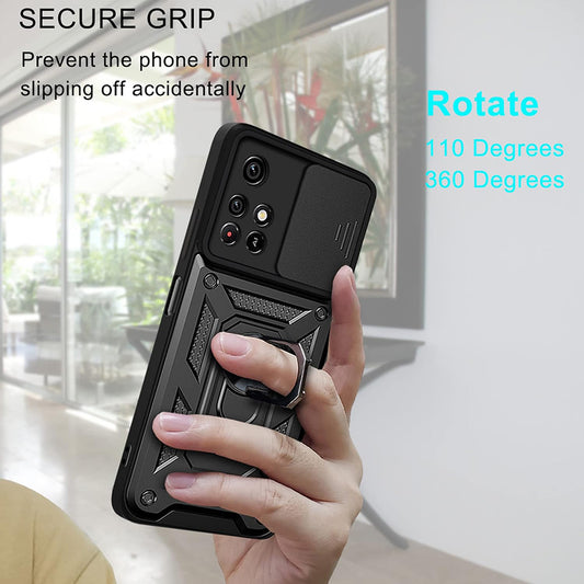 Maska za Xiaomi Redmi 10 2022 / 10 (2021), Techsuit, CamShield, Crna