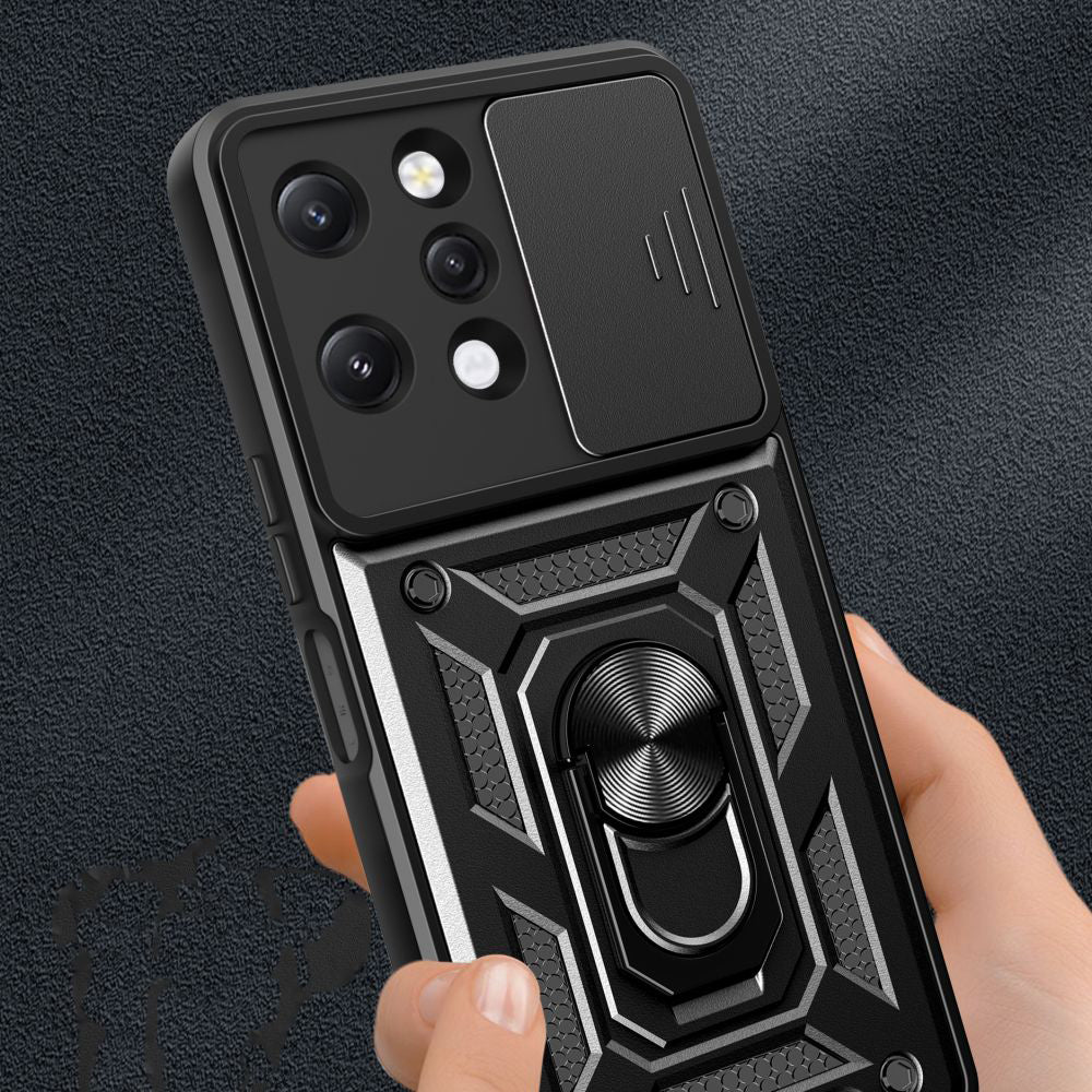 Maska za Xiaomi Redmi 12 5G / 12, Techsuit, CamShield, Crna