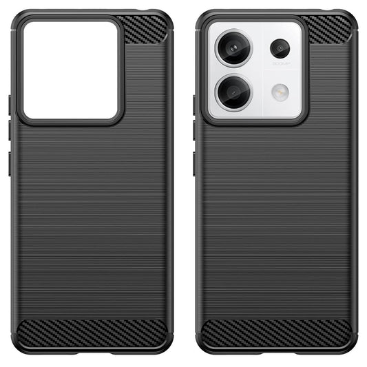Maska za Xiaomi Redmi 13C 5G / 13C / Poco C65, Techsuit, Karbon, Crna
