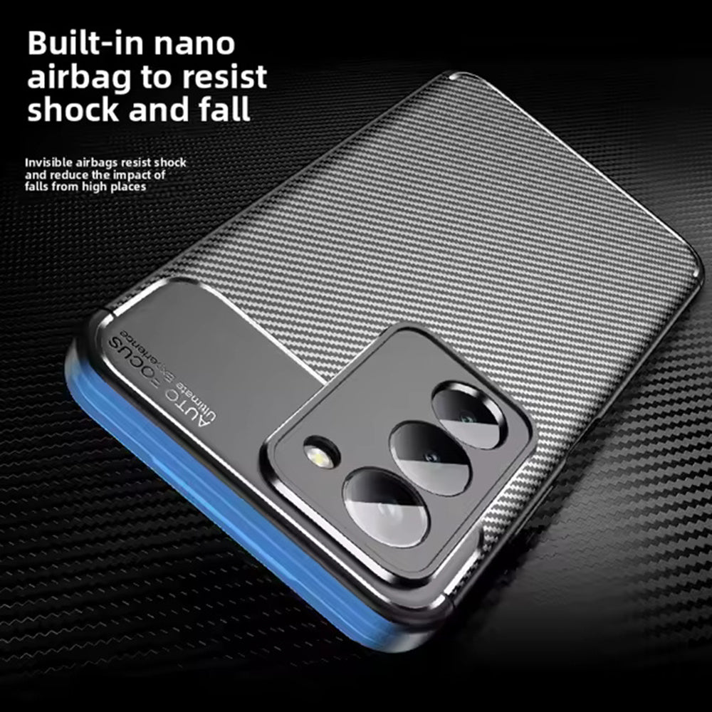 Futrola za Xiaomi Redmi 15 5G / 15 4G, Techsuit, CarbonFiber, Crna