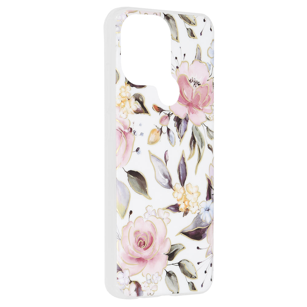 Maska za Xiaomi Redmi A2+ / A1+, Techsuit, Mramor, Bijela