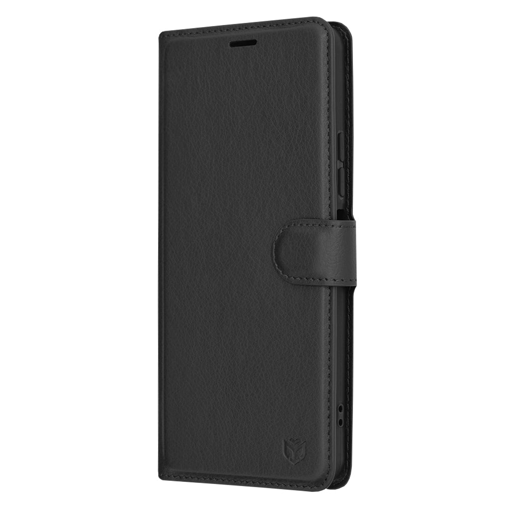 Futrola za Xiaomi Redmi A3x / A3, Techsuit, Kožna Folio, Crna