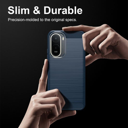Maska za Xiaomi Redmi A7 Pro 4G, Techsuit, Karbon, Plava