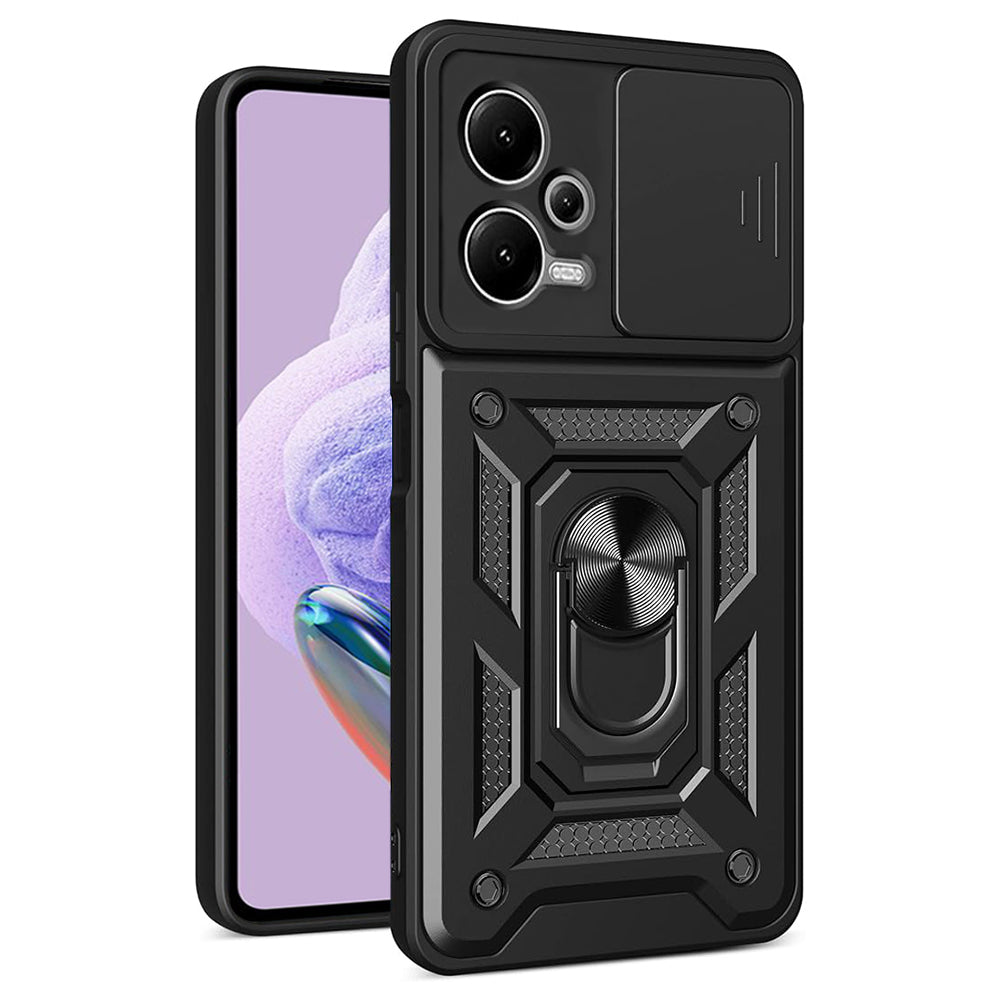 Maska za Xiaomi Redmi Note 12 Pro+, Techsuit, CamShield, Crna
