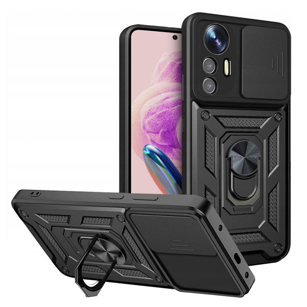 Maska za Xiaomi Redmi Note 12S, Techsuit, CamShield, Crna