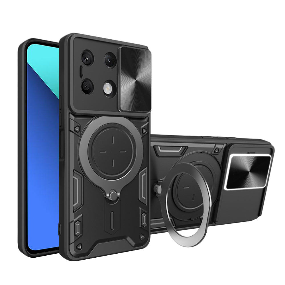 Maska za Xiaomi Redmi Note 13 4G, Techsuit, CamGuard Pro, Crna