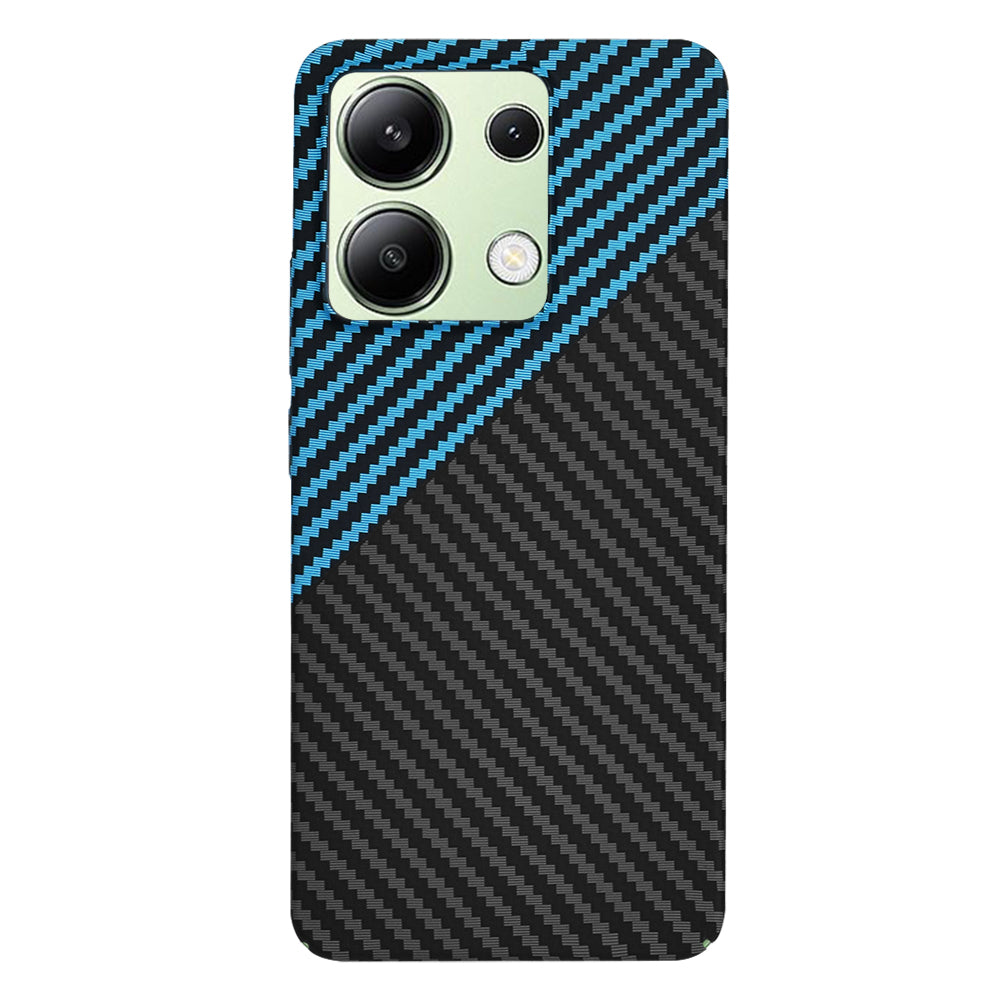 Maska za Xiaomi Redmi Note 13 4G, Techsuit, Carbonite FiberShell, Crno Plava