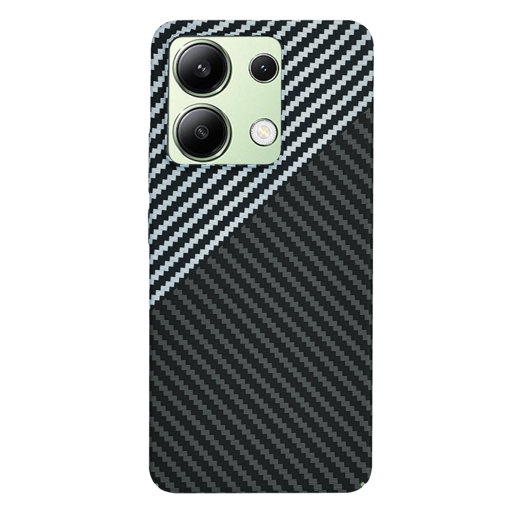 Maska za Xiaomi Redmi Note 13 4G, Techsuit, Carbonite FiberShell, Crno Siva