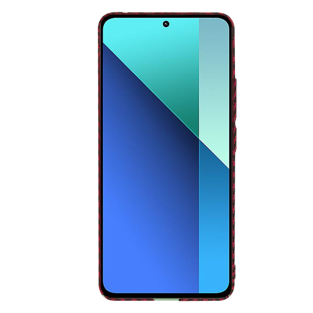 Maska za Xiaomi Redmi Note 13 4G, Techsuit, Carbonite FiberShell, Crvena