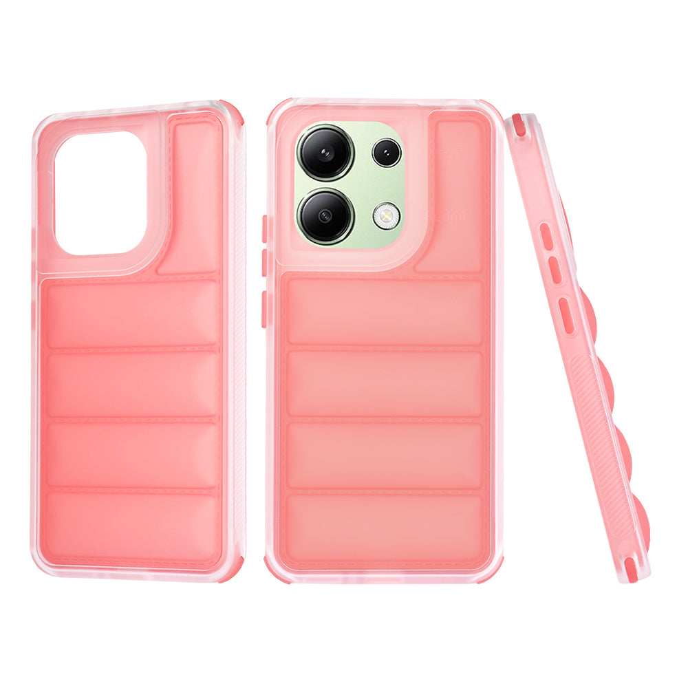 Maska za Xiaomi Redmi Note 13 4G, Techsuit, Wave Shield, Crvena