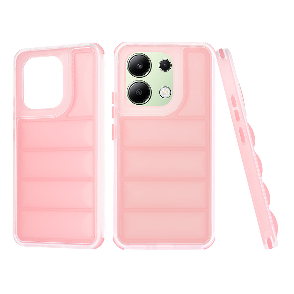 Maska za Xiaomi Redmi Note 13 4G, Techsuit, Wave Shield, Roza