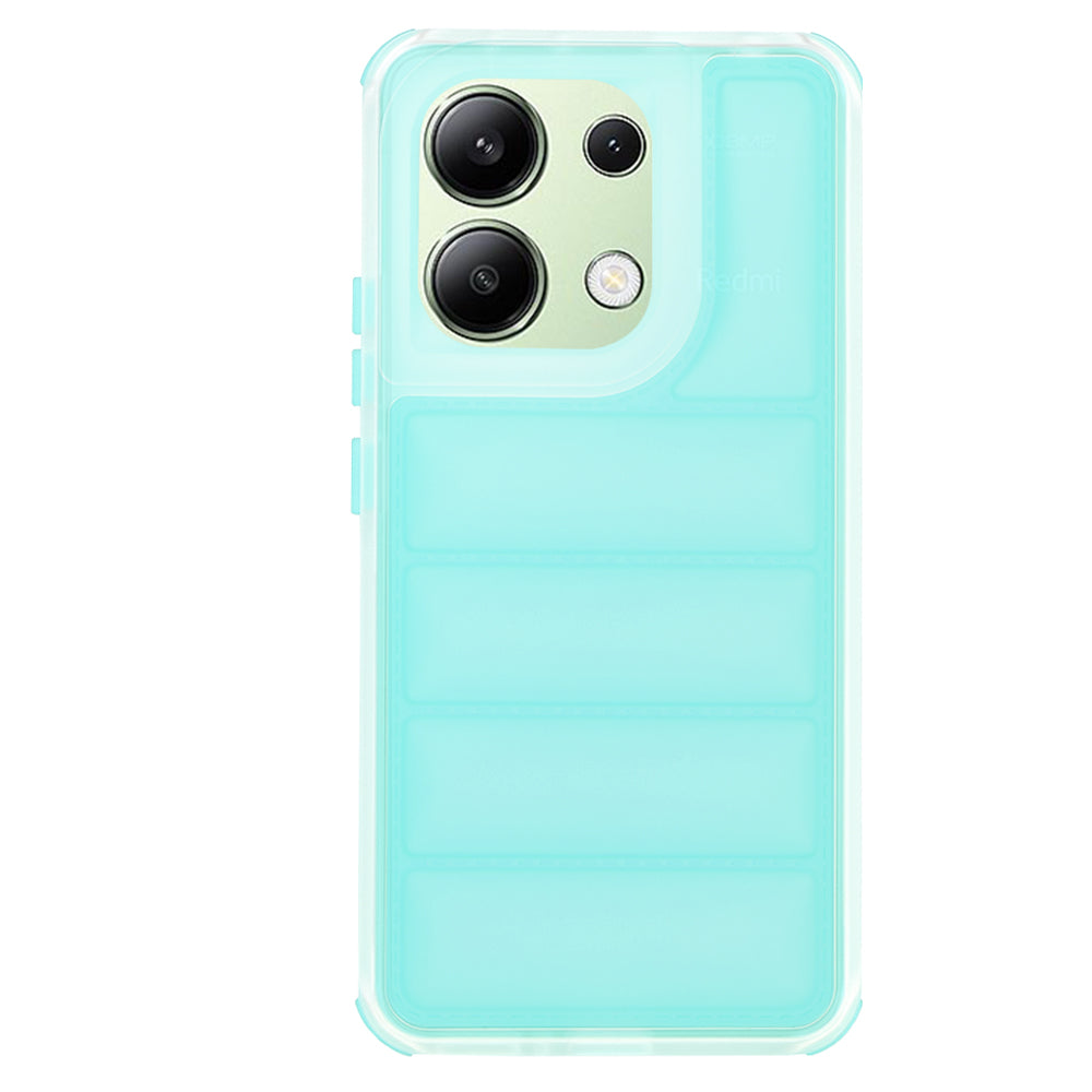 Maska za Xiaomi Redmi Note 13 4G, Techsuit, Wave Shield, Tirkizna