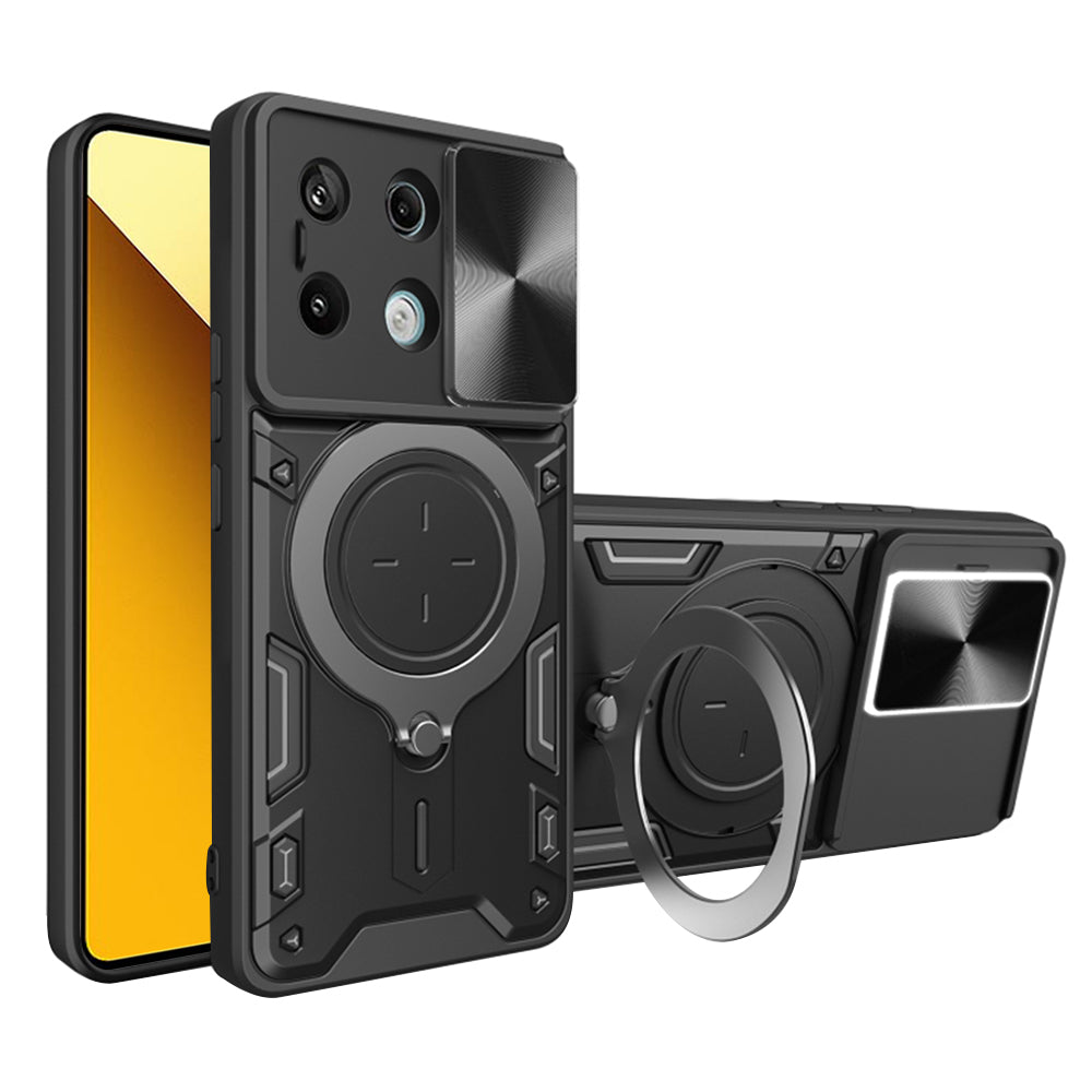 Maska za Xiaomi Redmi Note 13 5G, Techsuit, CamGuard Pro, Crna