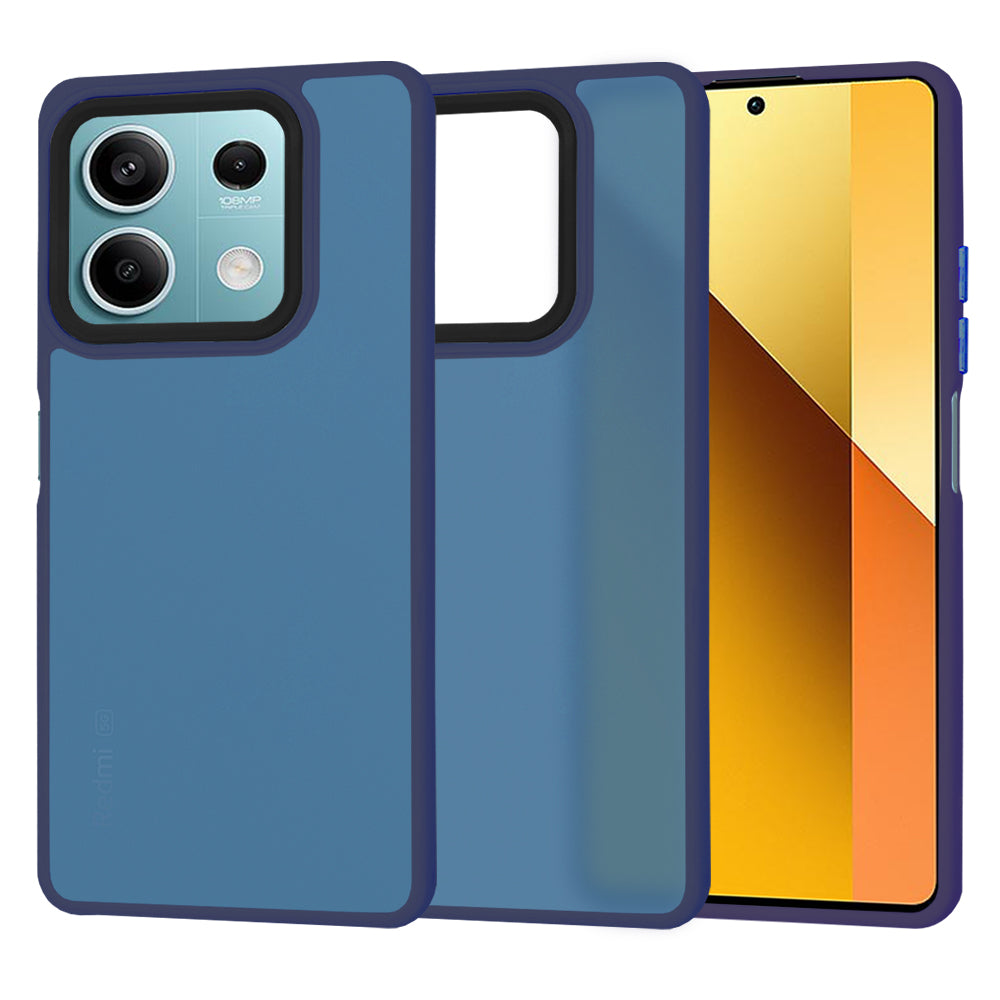 Maska za Xiaomi Redmi Note 13 5G, Techsuit, HaloFrost, Tamnoplava