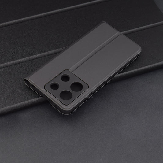 Maska za Xiaomi Redmi Note 13 5G, Techsuit, Magskin Book, Crna