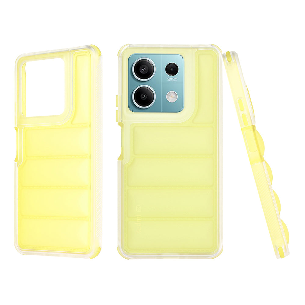 Maska za Xiaomi Redmi Note 13 5G, Techsuit, Wave Shield, Žuta