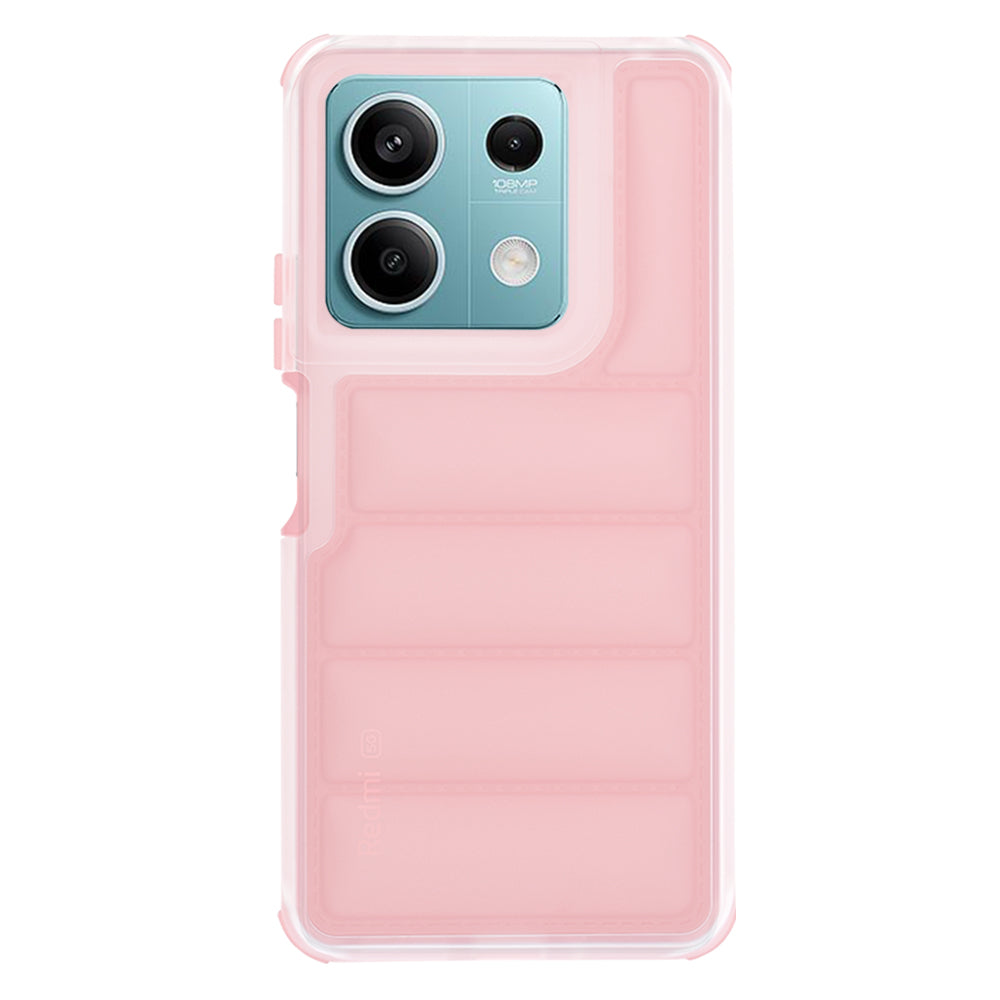 Maska za Xiaomi Redmi Note 13 5G, Techsuit, Wave Shield, Roza