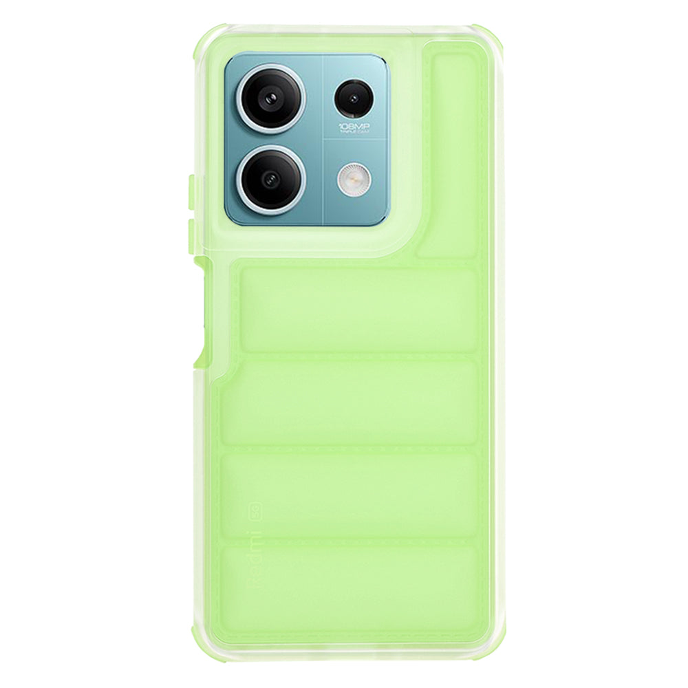 Maska za Xiaomi Redmi Note 13 5G, Techsuit, Wave Shield, Zelena