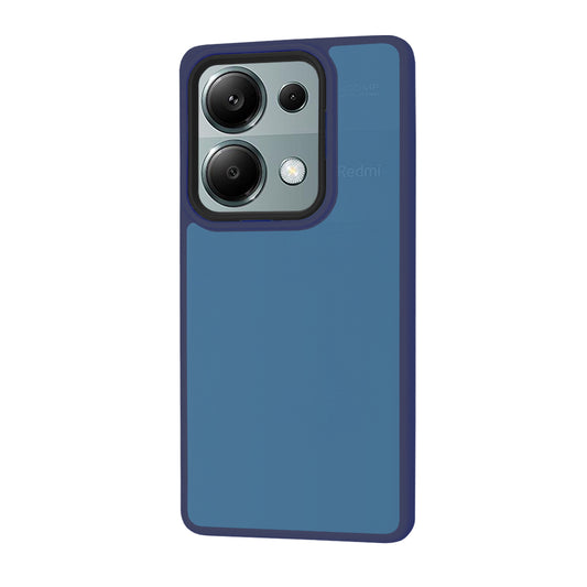 Maska za Xiaomi Redmi Note 13 Pro 4G / Poco M6 Pro 4G, Techsuit, HaloFrost, Tamnoplava