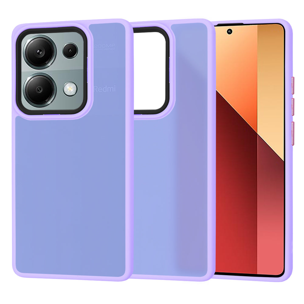 Maska za Xiaomi Redmi Note 13 Pro 4G / Poco M6 Pro 4G, Techsuit, HaloFrost, Svijetlo Ljubičasta