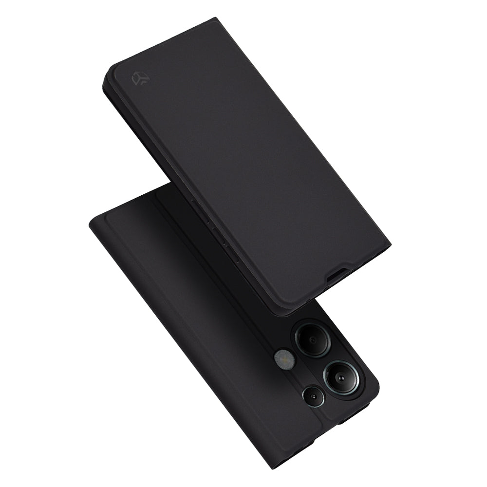 Maska za Xiaomi Redmi Note 13 Pro 4G / Poco M6 Pro 4G, Techsuit, Magskin Book, Crna