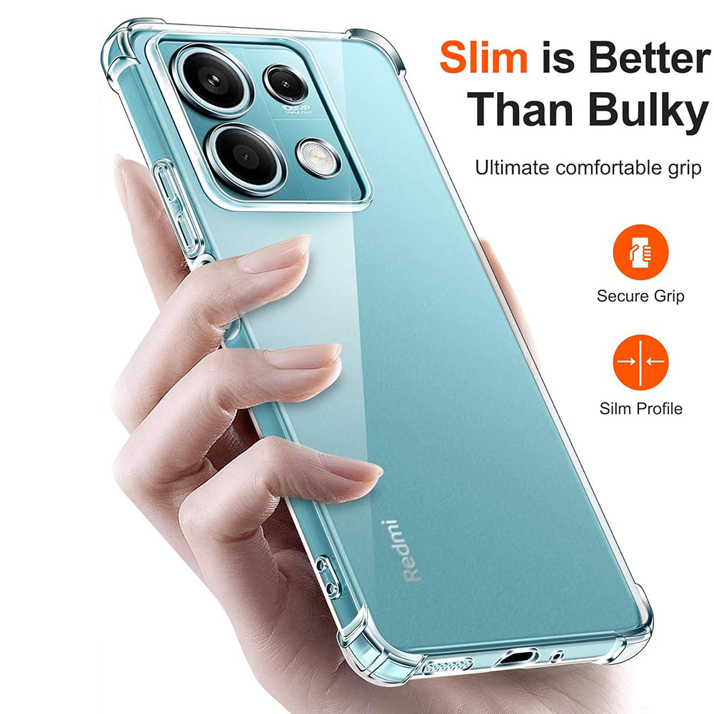 Maska za Xiaomi Redmi Note 13 Pro 4G / Poco M6 Pro 4G, Techsuit, Otporna na udarce, Prozirna