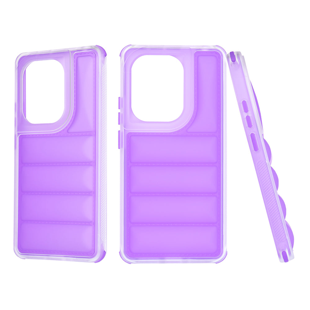 Maska za Xiaomi Redmi Note 13 Pro 4G / Poco M6 Pro 4G, Techsuit, Wave Shield, Ljubičasta
