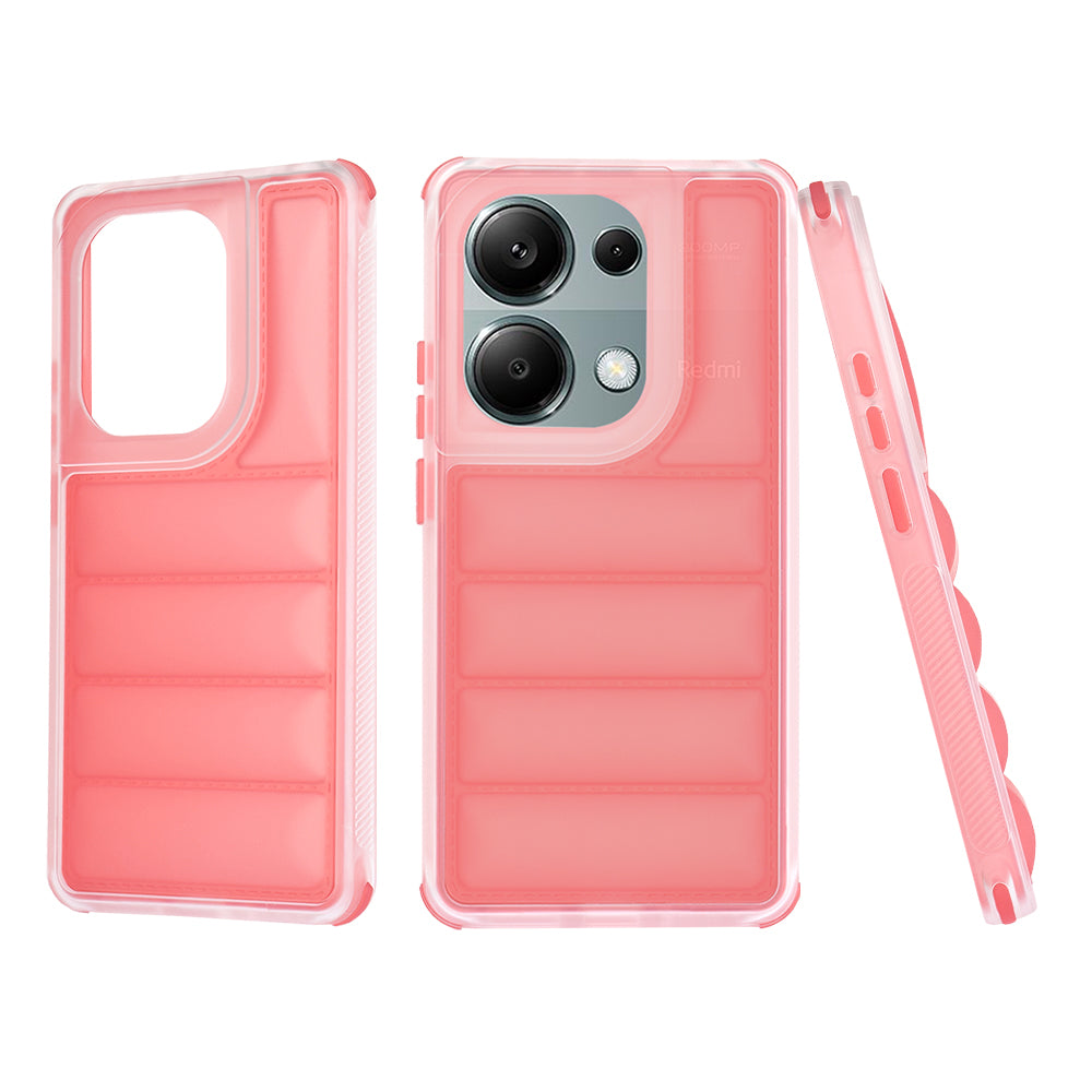 Maska za Xiaomi Redmi Note 13 Pro 4G / Poco M6 Pro 4G, Techsuit, Wave Shield, Crvena