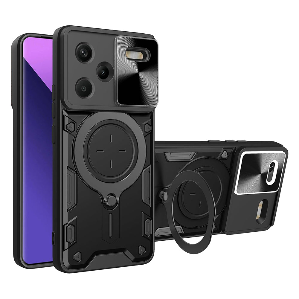 Maska za Xiaomi Redmi Note 13 Pro+, Techsuit, CamGuard Pro, Crna