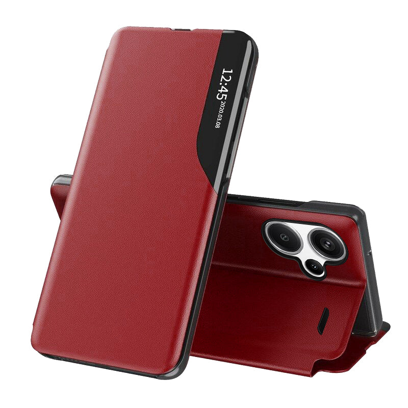 Maska za Xiaomi Redmi Note 13 Pro+, Techsuit, eFold, Crvena