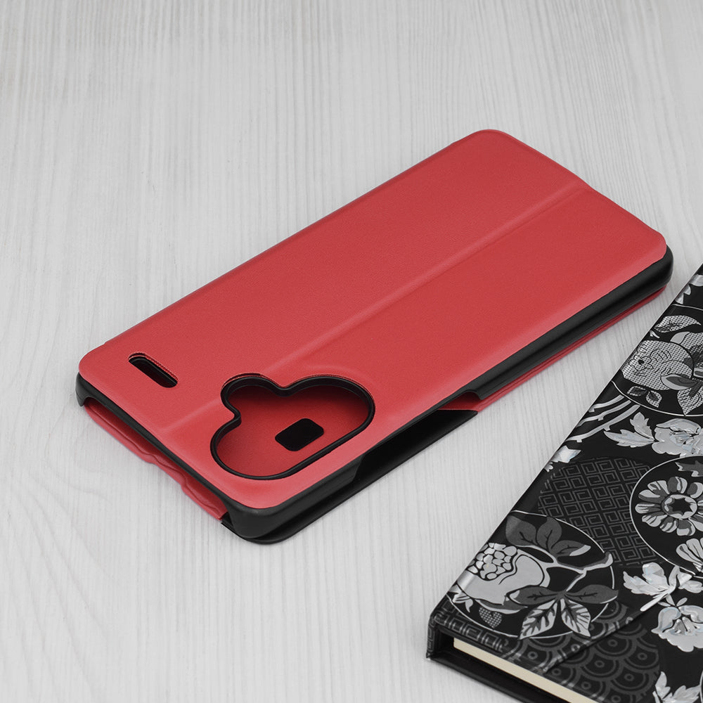 Maska za Xiaomi Redmi Note 13 Pro+, Techsuit, eFold, Crvena