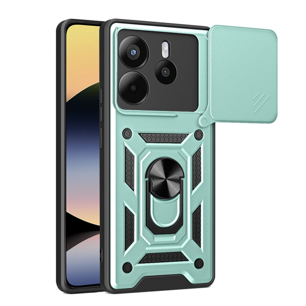 Maska za Xiaomi Redmi Note 14 4G (Regionalna), Techsuit, CamShield, Zelena
