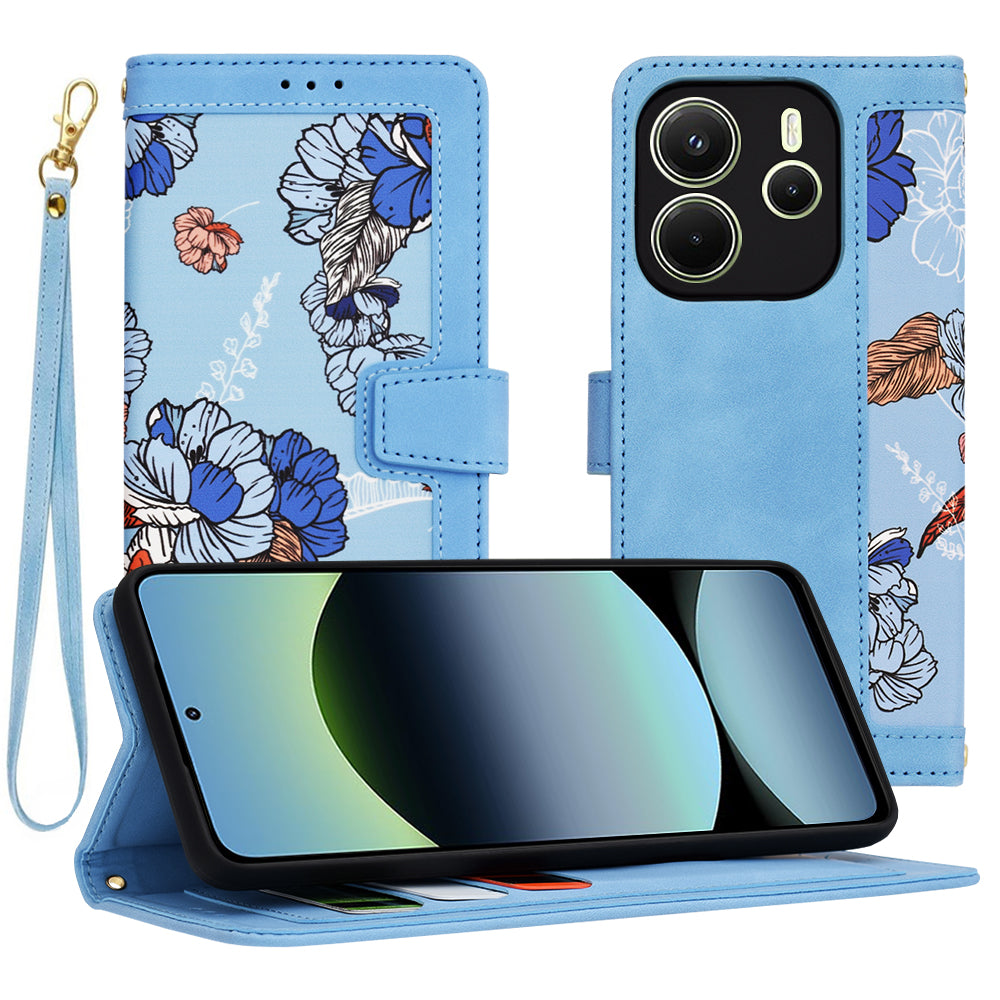 Maska za Xiaomi Redmi Note 14 4G (Regionalna), Techsuit, FlipCraft, Plava