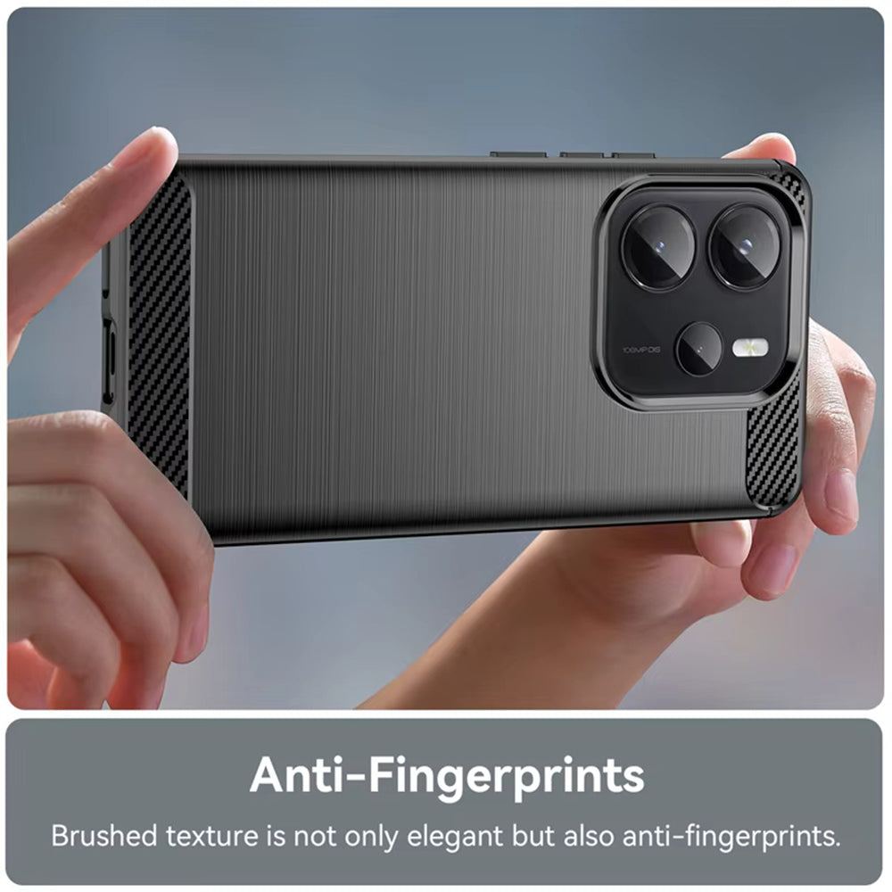 Maska za Xiaomi Redmi Note 14 4G (Standard), Techsuit, Karbon, Plava
