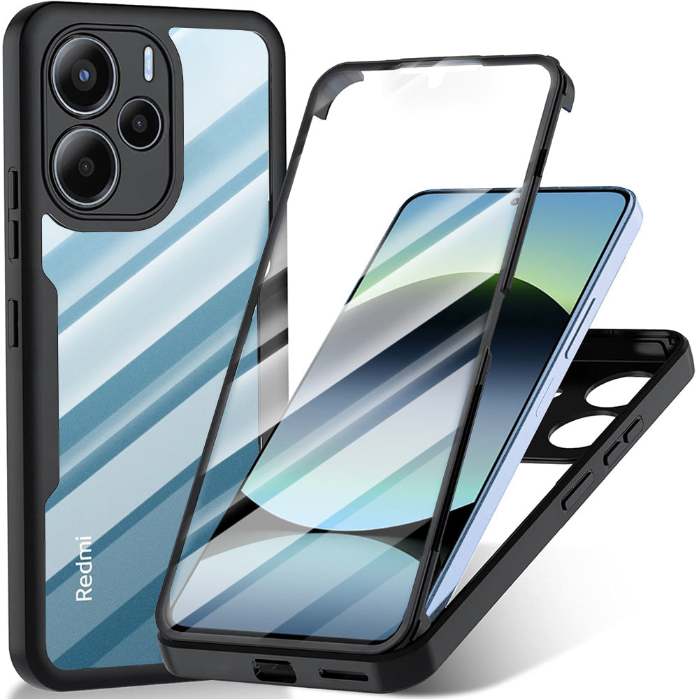 Maska za Xiaomi Redmi Note 14 4G (Standard), Techsuit, ColorVerse 360, Crna
