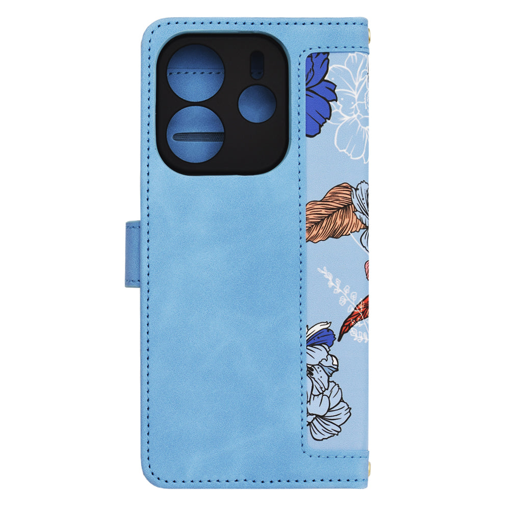 Maska za Xiaomi Redmi Note 14 4G (Standard), Techsuit, FlipCraft, Plava