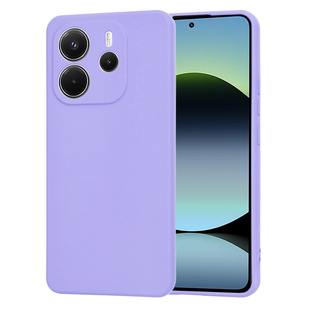 Maska za Xiaomi Redmi Note 14 4G (Standard), Techsuit, SoftFlex, Svijetlo Ljubičasta