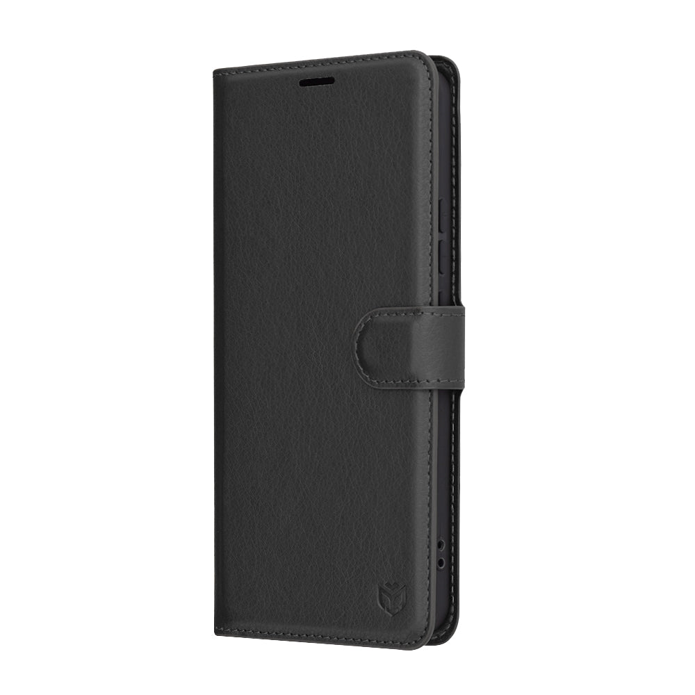 Futrola za Xiaomi Redmi Note 14 5G, Techsuit, Leather Folio, Crna