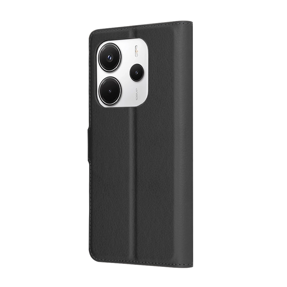 Futrola za Xiaomi Redmi Note 14 5G, Techsuit, Leather Folio, Crna
