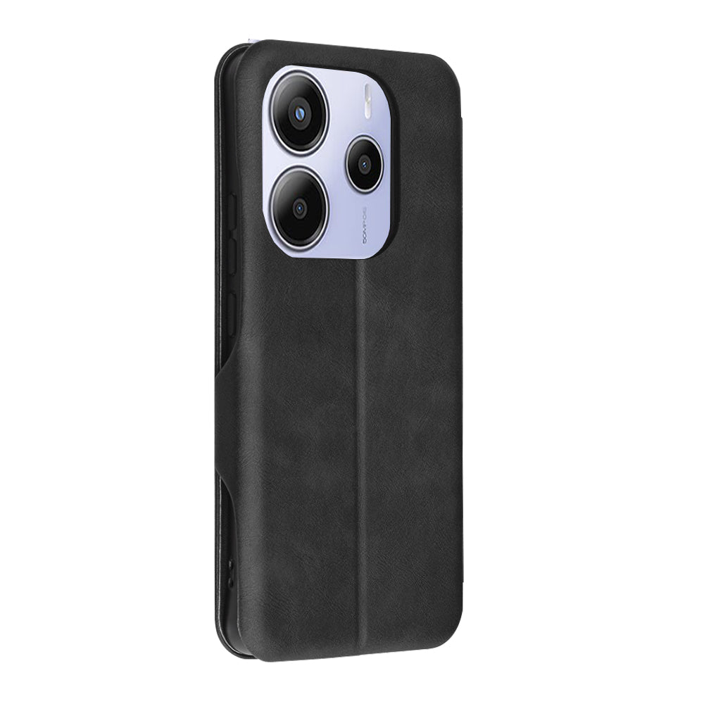 Futrola za Xiaomi Redmi Note 14 5G, Techsuit, Safe Wallet Plus, Crna