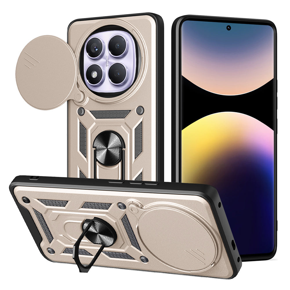 Maska za Xiaomi Redmi Note 14 Pro 4G, Techsuit, CamShield, Zlatna