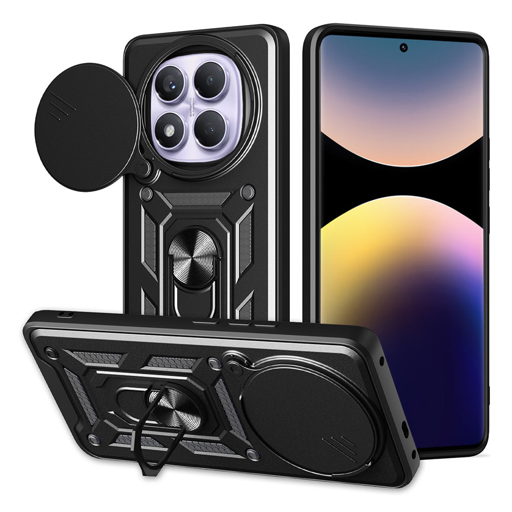 Maska za Xiaomi Redmi Note 14 Pro 4G, Techsuit, CamShield, Crna
