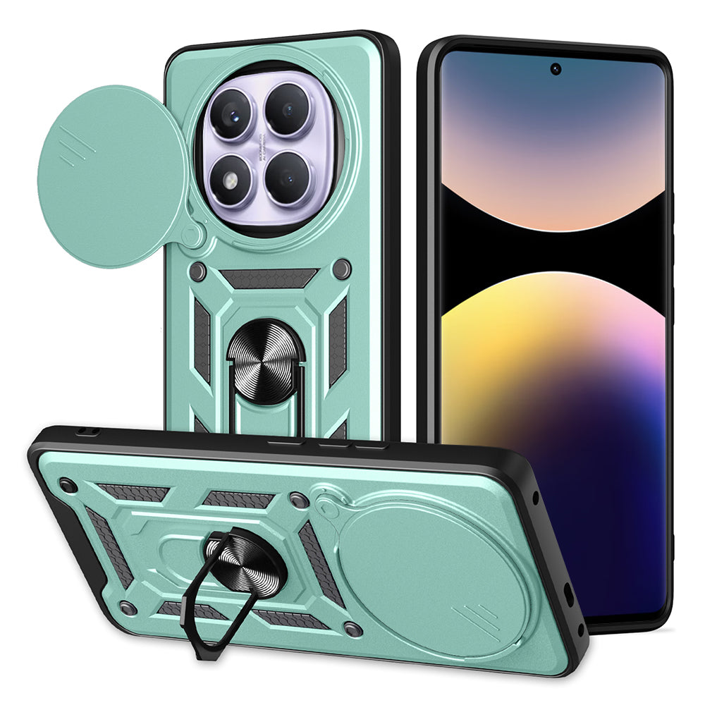 Maska za Xiaomi Redmi Note 14 Pro 4G, Techsuit, CamShield, Zelena