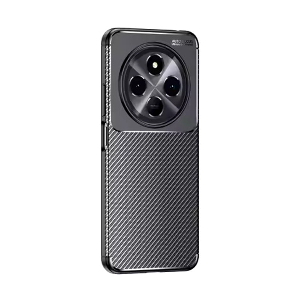 Maska za Xiaomi Redmi Note 14 Pro 4G, Techsuit, CarbonFiber, Crna