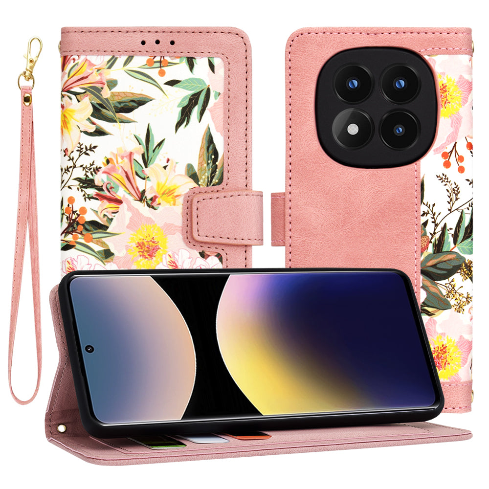 Maska za Xiaomi Redmi Note 14 Pro 4G, Techsuit, FlipCraft, Roza