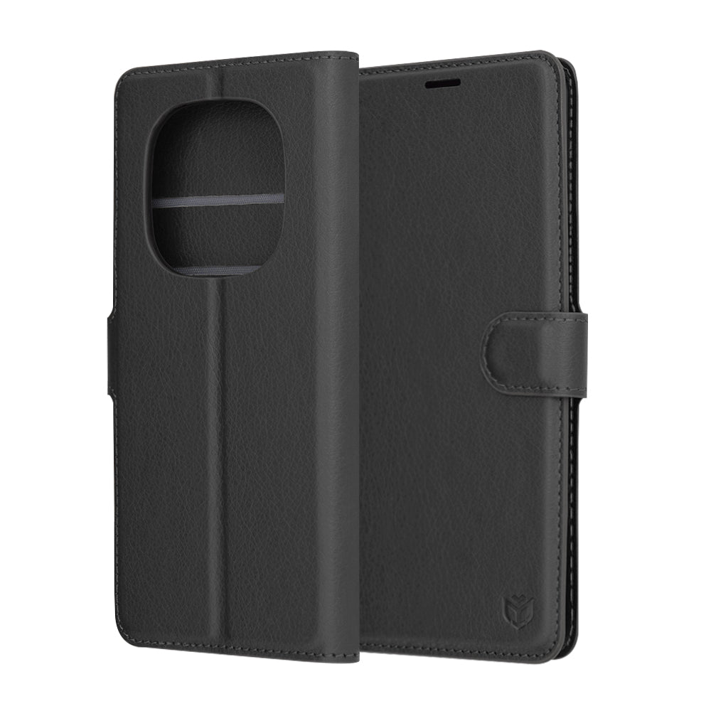 Futrola za Xiaomi Redmi Note 14 Pro 4G, Techsuit, Leather Folio, Crna