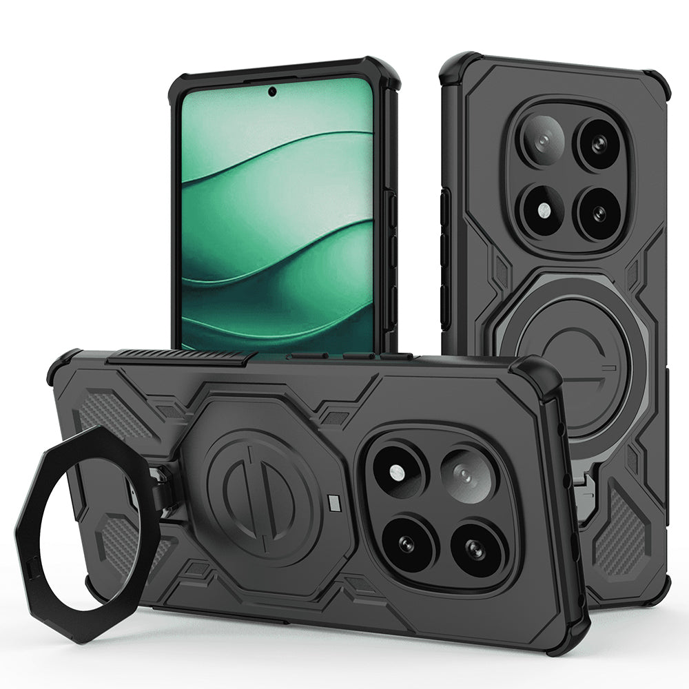 Maska za Xiaomi Redmi Note 14 Pro+ 5G, Techsuit, Carbon Shield Pro, Crna